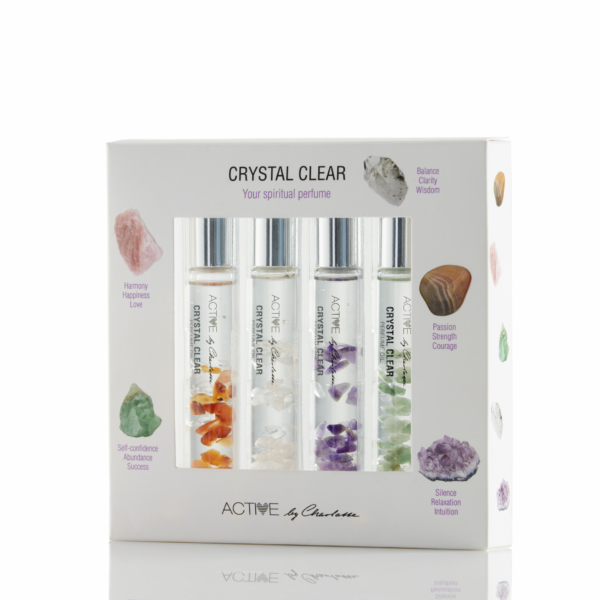 Active by Charlotte Crystal Clear Perfume Oil Set 4x10 ml.  (Active by Charlotte)