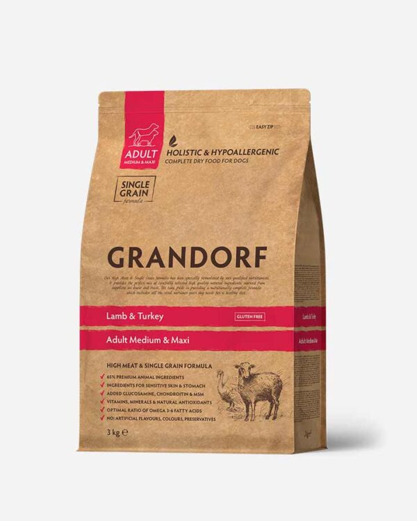 Grandorf Adult - Lam og Kalkun - 3kg