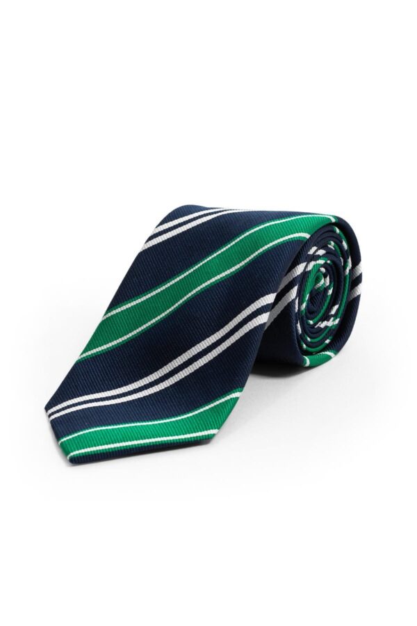 Navy Green Club Tie