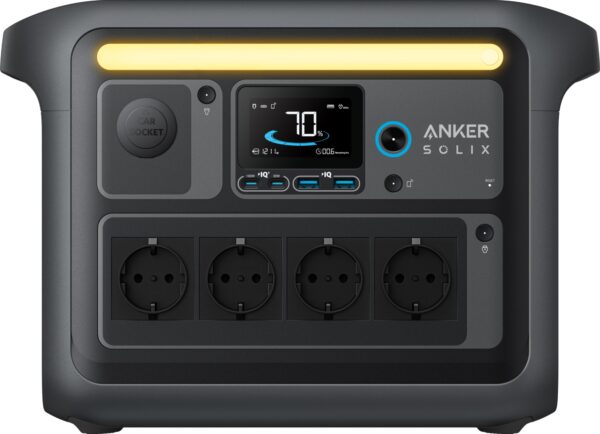 Anker Solix C1000x 1.056Wh Bærbar Strømstation Sort