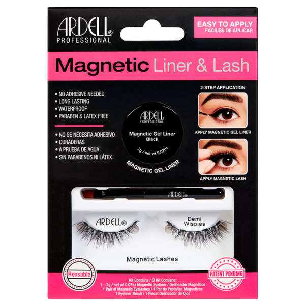 Ardell Magnetic Liner & Lash Demi Wispies (1 sæt)  (Ardell)