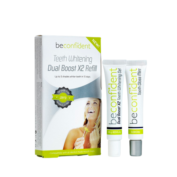 Beconfident Teeth Whitening Dual Boost X2 Refill (2 x 10 ml)  (BeConfident)