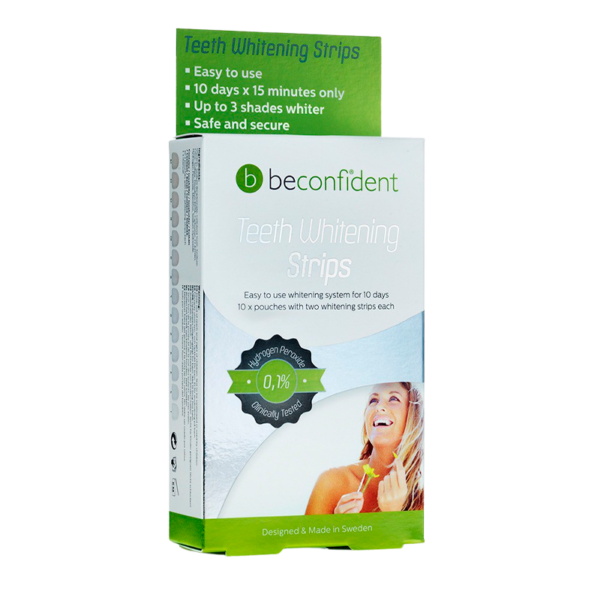 Beconfident Teeth Whitening X3 Strips 10 days (10 stk)  (BeConfident)