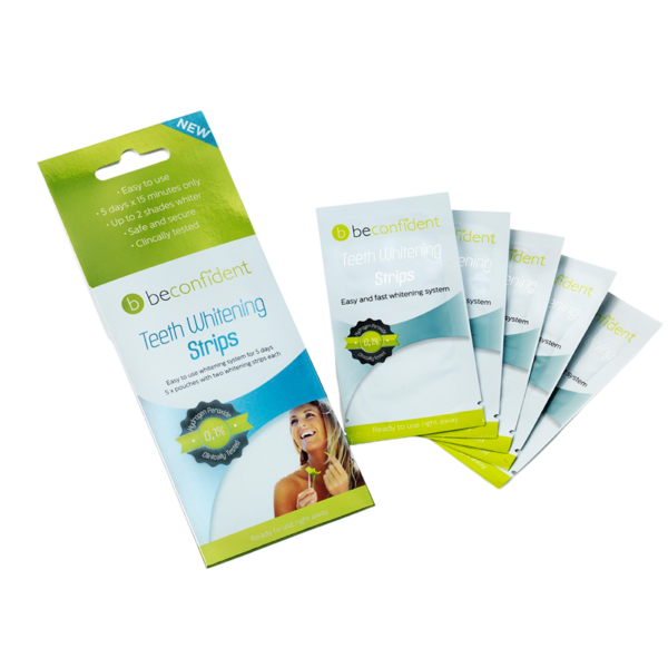 Beconfident Teeth Whitening X3 Strips 5 days (5 stk)  (BeConfident)