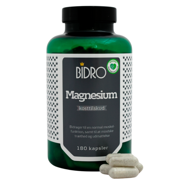 Bidro Magnesium Vegansk (180 kap)  (Bidro)