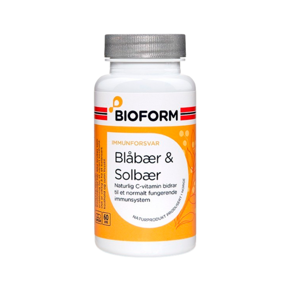 Bioform Blåbær & Solbær (60 kaps)  (Bioform)