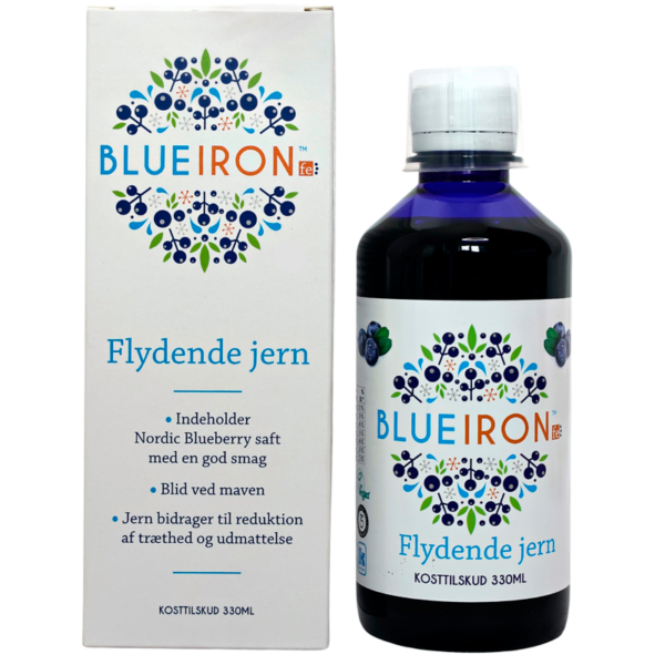 Blueiron Flydende Jerntilskud (330 ml)  (Blueiron)