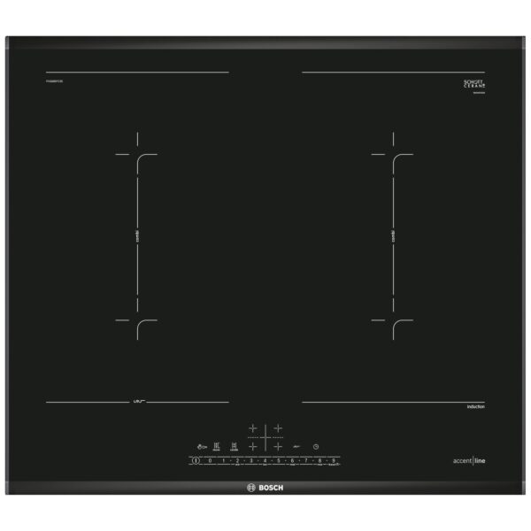 Bosch Series 6 induktionskogeplade PVQ695FC5Z Sort