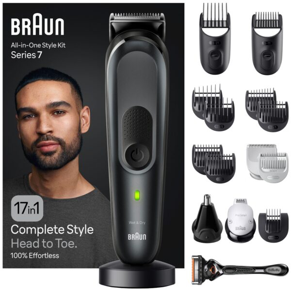 Braun Series 7 multigroomer MKG7491 Grå