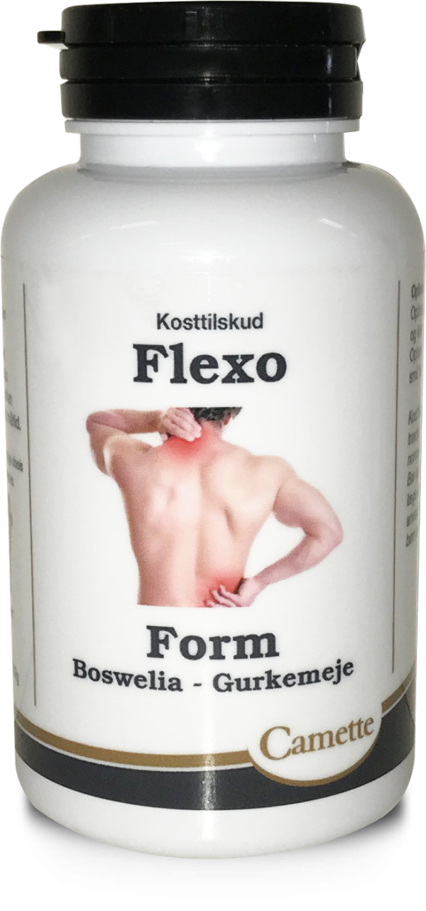 Camette Flexo Form Boswelia-Gurkemeje (120 tabl)  (Camette)