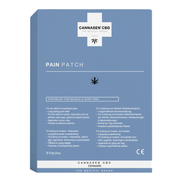 CANNASEN CBD Pain Patch Smerte plaster (8 stk)  (Cannasen CBD)