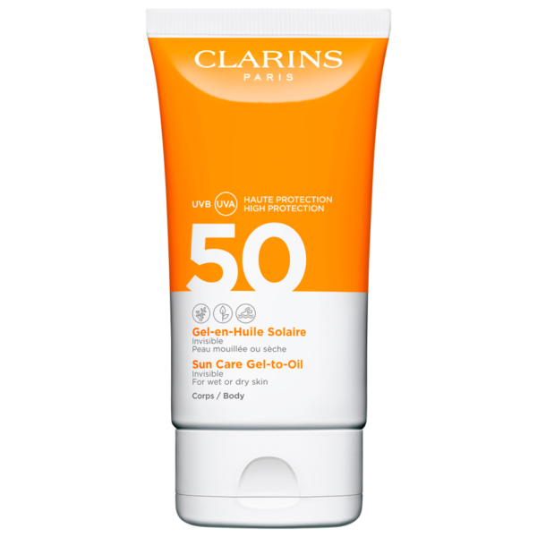 Clarins Sun Body Care Gel-To-Oil SPF 50 (150 ml)  (Clarins)