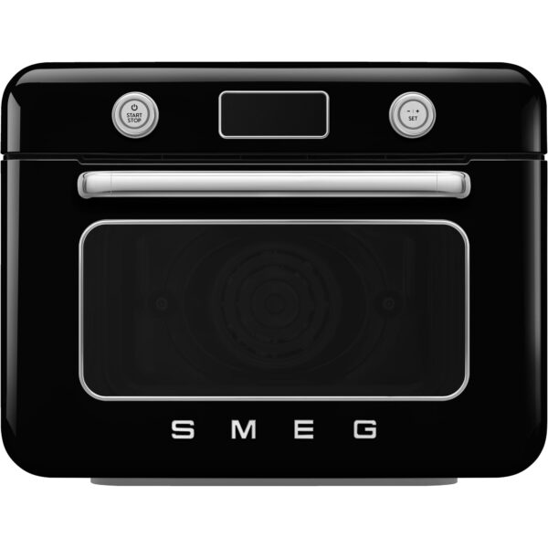 Smeg COF01BLEU Fritstående dampovn, sort