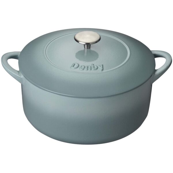 Denby Pavilion Rund Støbejernsgryde, 26 cm. / 5,2 liter