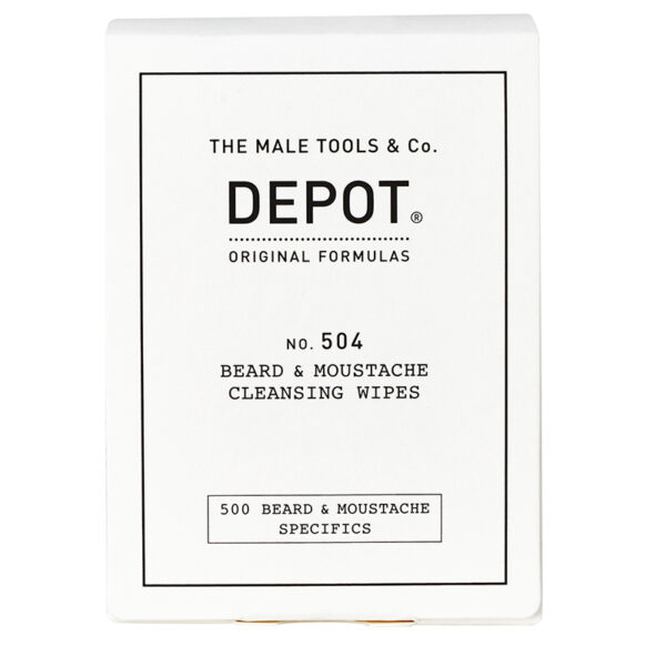 Depot No. 504 Beard Cleansing Wipes 12 stk.  (Depot)