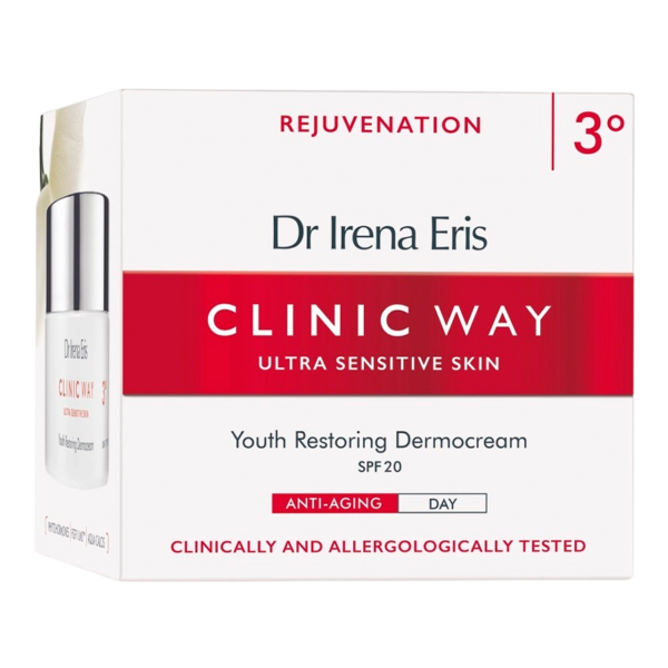 Dr. Irena Eris Clinic Way 3 Youth Restoring Dermocream SPF20 (50 ml)  (Dr. Irena Eris)