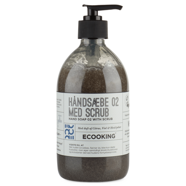 Ecooking Håndsæbe 02 med Scrub 500 ml.  (Ecooking)