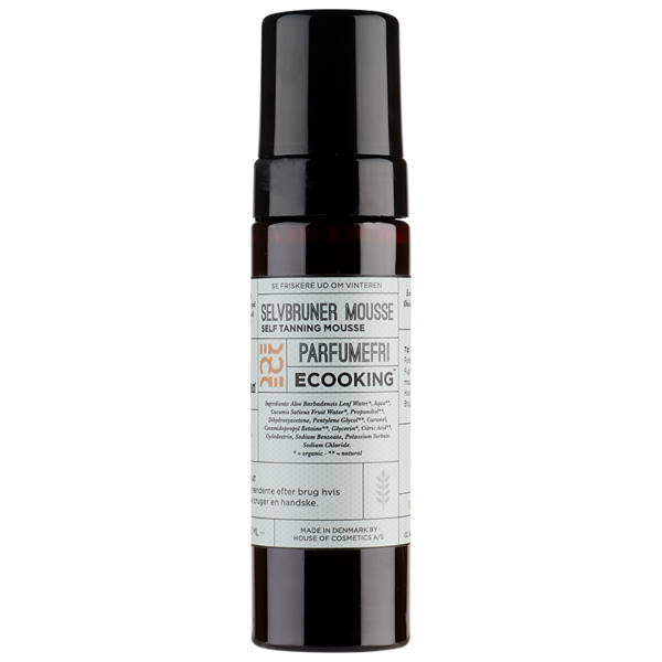 Ecooking Selvbruner Mousse Parfumefri 200 ml.  (Ecooking)