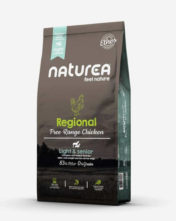 Naturea Ethos Light/Senior - Kylling, Sød Kartoffel og Kornfri - 10kg