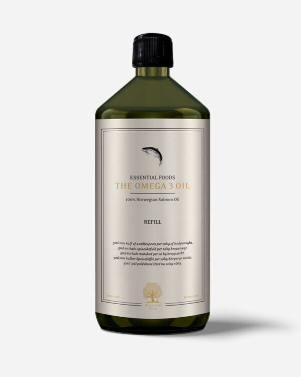 Lakseolie fra Essential Foods - The Omega3 Oil (1.0 L)