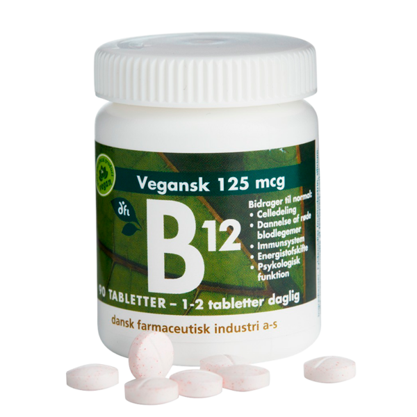 Grønne Vitaminer B12-vitamin 125 mcg 90 tabletter  (dfi)