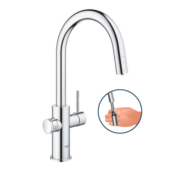 GROHE Blue C-tud udtræk krom