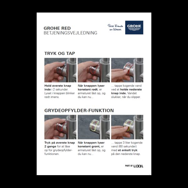 GROHE Red vejledning