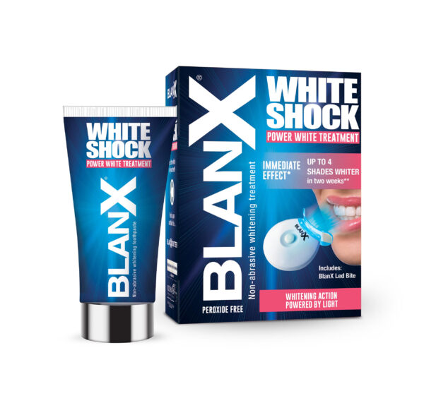 Blanx White Shock Power White Treatment Tube + LED Bite 30 ml.  (BlanX)