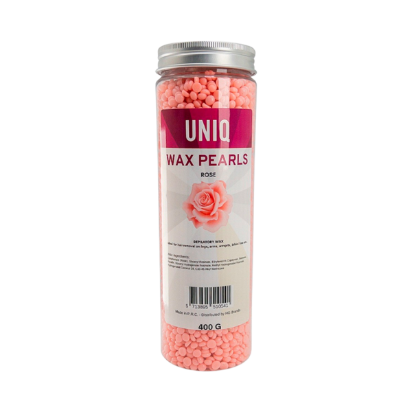 Hard Wax Beans Voksperler Rose 400 g.  (UNIQ)