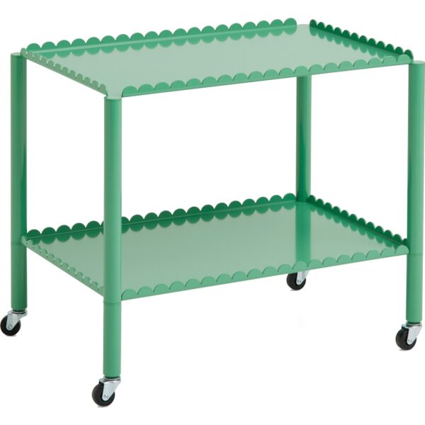 HAY Arcs Trolley Low vogn, jade green