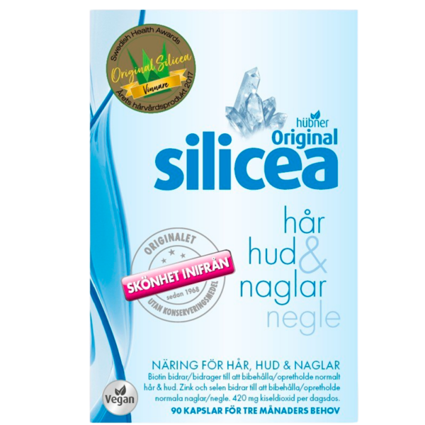 Hübner Original Silicea hud, hår & negle (90 kap)  (Hübner)