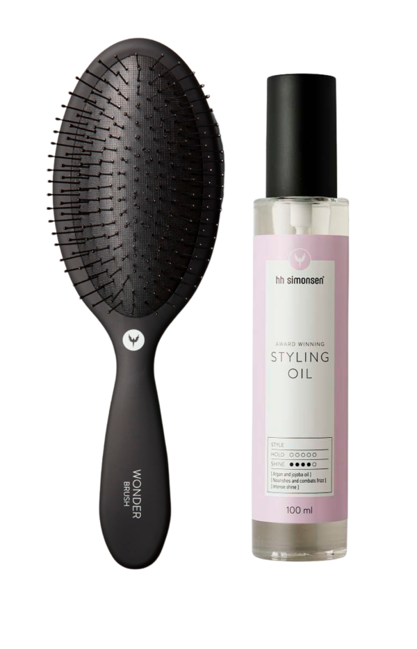 HH Simonsen Styling Oil + Wonder Brush (1 stk)  (HH Simonsen)