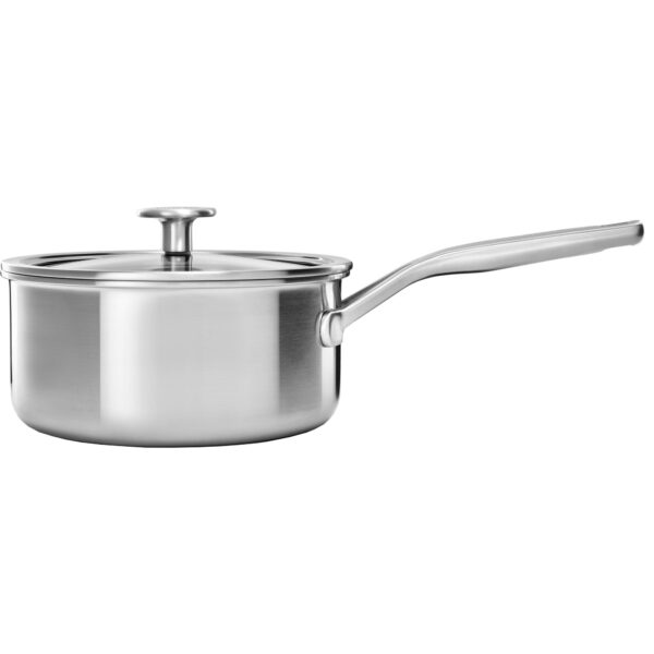 KitchenAid Cookware Collection Kasserolle m/låg rustfri stål 1,5 liter, 16 cm