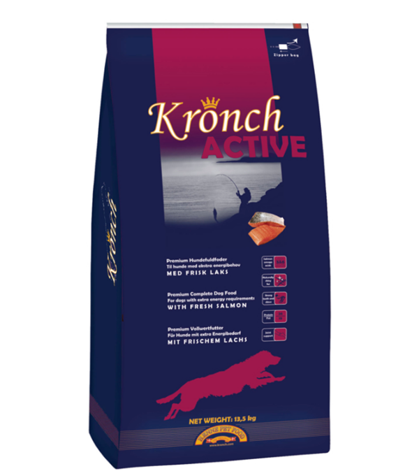 Henne Petfood  - Kronch Active 13,5 Kg, til hunde med ekstra energibehov - Hundefoder