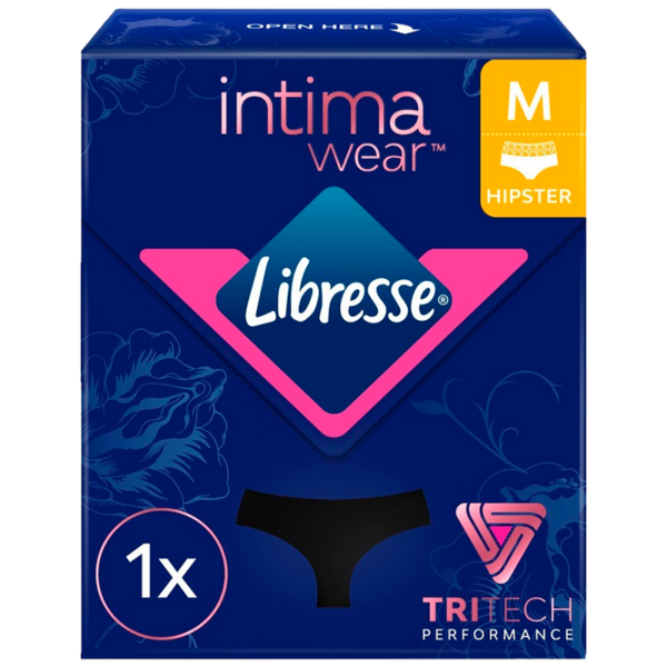 Libresse Intimawear Hipster Black M (1 stk)  (Libresse)