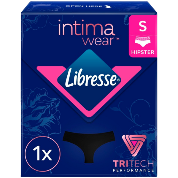 Libresse Intimawear Hipster Black S (1 stk)  (Libresse)