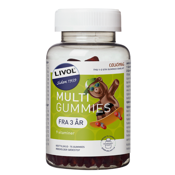 Livol Multi Gummies Cola (75 stk)  (Livol)