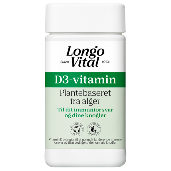 Longo Vital D3 Stærk (180 tab)  (Longo Vital)