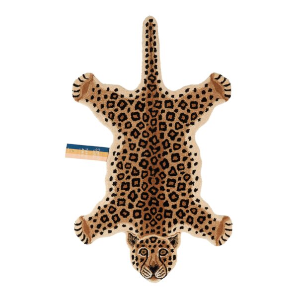 Leopard tæppe, Doing Goods - 150x90 cm