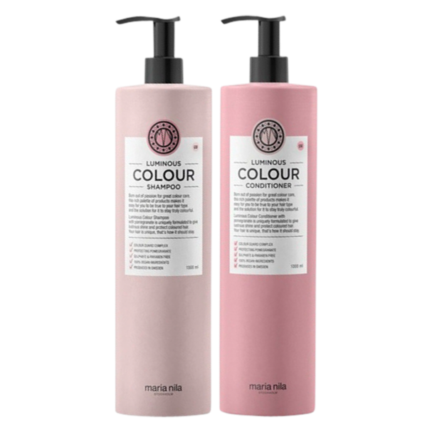 Maria Nila Luminous Colour Shampoo & Conditioner 2x1000 ml.  (Maria Nila)