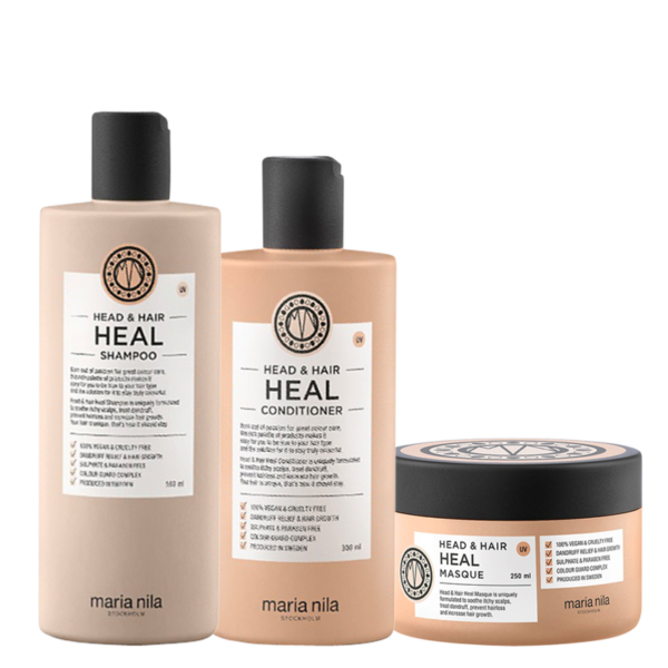 Maria Nila Head & Hair Heal Shampoo, Conditioner & Masque  ()