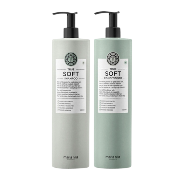 Maria Nila True Soft Shampoo & Conditioner 2x1000 ml.  (Maria Nila)