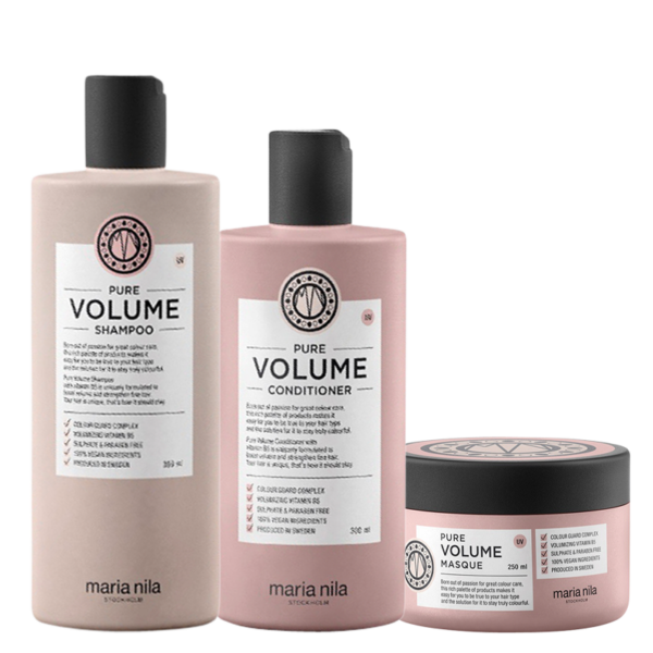 Maria Nila Pure Volume Shampoo, Conditioner & Masque  ()