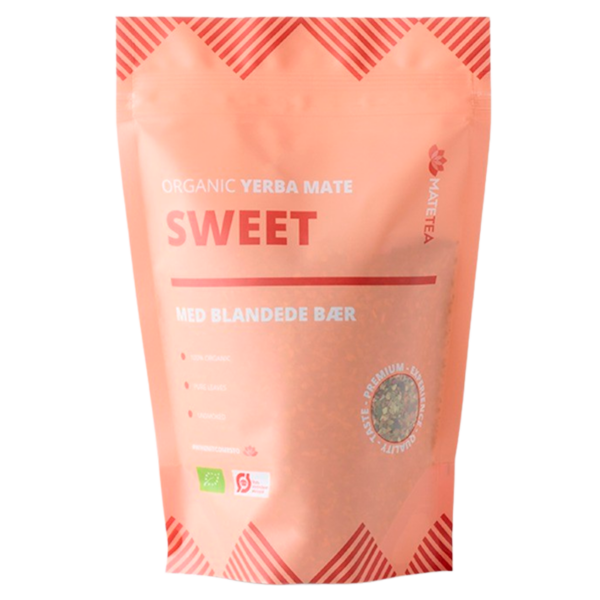 Matetea Yerba Mate Sweet Blandende Bær Ø (180 g)  (Matetea)