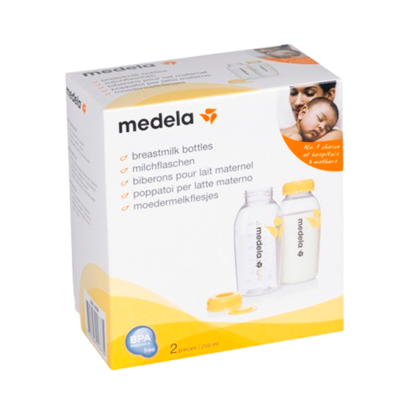 Medela Brystmælksflasker (2 x 250 ml)  (Medela)