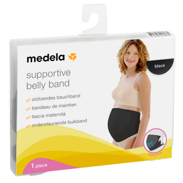 Medela Graviditetsbælte Sort - L (1 stk)  (Medela)