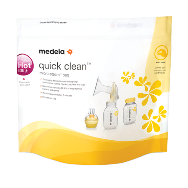 Medela Quick Clean Dampsteriliseringspose (5 stk)  (Medela)