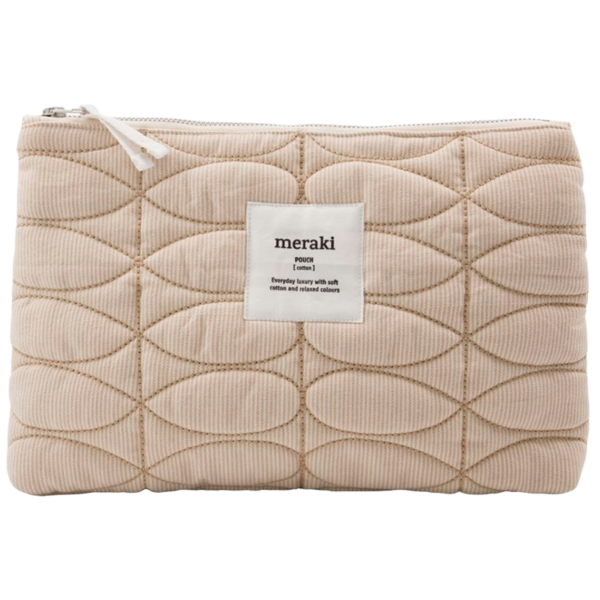 Meraki Makeup Pung Mentha Off white/Safari (1 stk)  (Meraki)