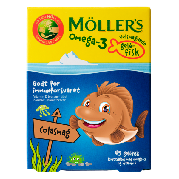 Møllers Geléfisk Colasmag (45 stk)  ()