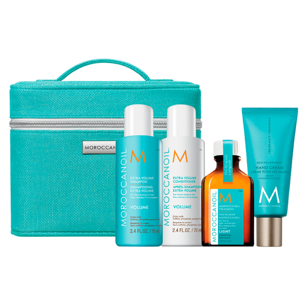 Moroccanoil Volume Travel Bag (1 sæt)  (Moroccanoil)